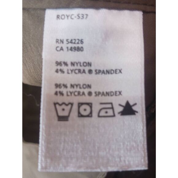 Royal Robbins women's 12 active traveler Army green packable cruise hiking - Picture 4 of 4